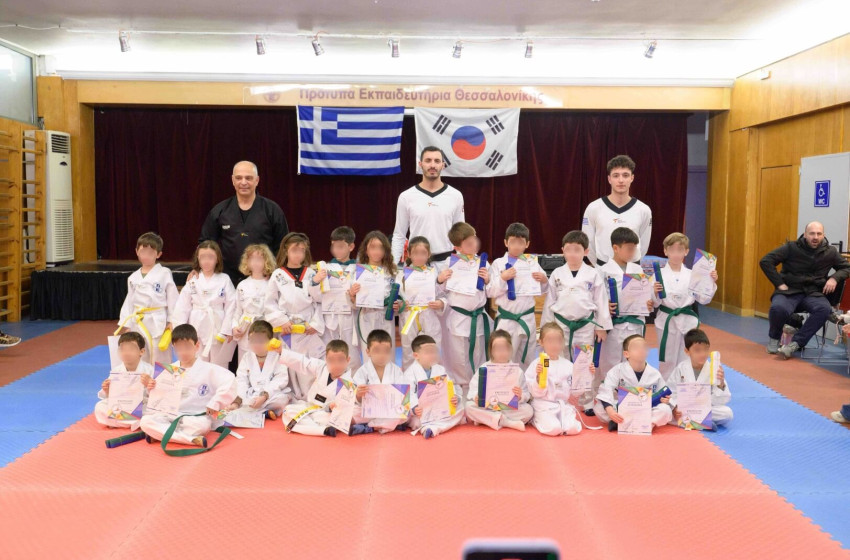 Με επιτυχία οι εξετάσεις ζωνών Tae-Kwon-Do